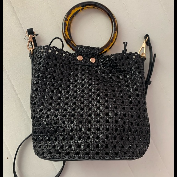 mango straw crossbody bag